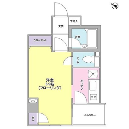 神田駅 徒歩2分 4階の物件間取画像